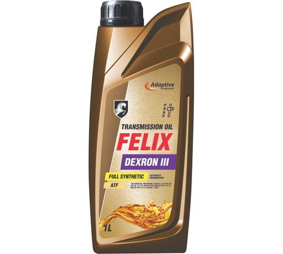 Изображение товара Масло трансмиссионное для автоматических коробок передач FELIX  ATF III 1л 410000148