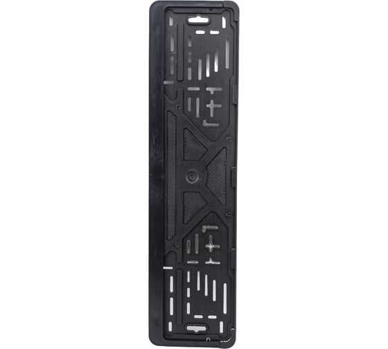 Изображение товара Рамка номерного знака Nova Bright с защелкой, без надписи, черная 46602