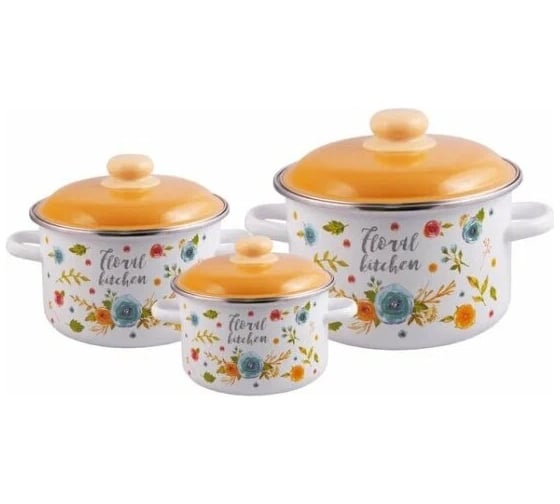 Изображение товара Набор appetite №19 Приятного аппетита эмаль, 3 предмета 1KB191S