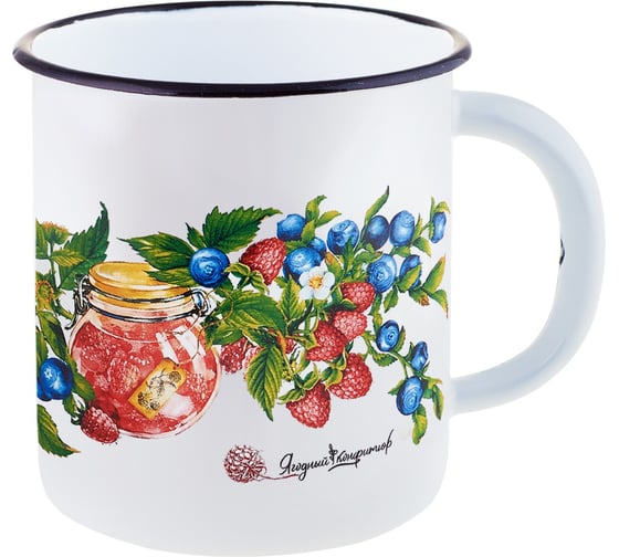 Изображение товара Кружка appetite Конфитюр эмаль 1,0 л 1с3с