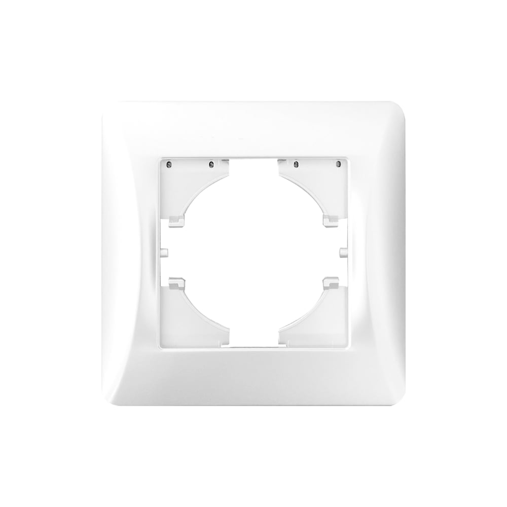 Изображение товара Рамка SPL 1 пост белая серия BW для кабель-каналов монтаж внутри помещений