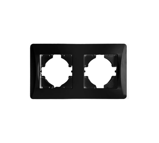 Изображение товара Рамка SPL 2 поста (антрацит) серия BW 12 шт. 201222