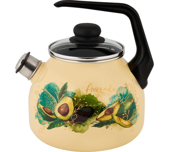 Изображение товара Чайник appetite эмалированная сталь 3 л со свистком Avocado С2717.3П*123