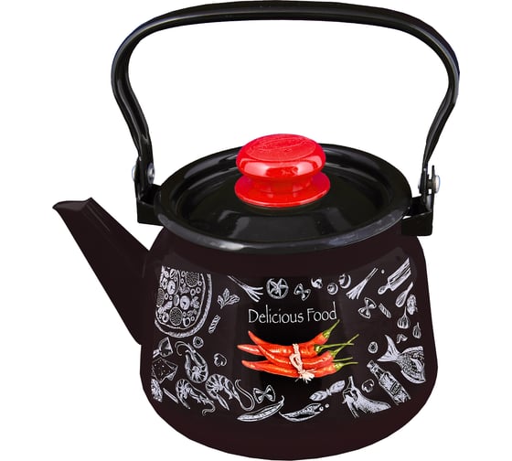 Изображение товара Чайник appetite эмалированная сталь 2.3 л без свистка Chilli С2714.36*100