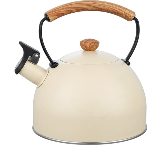 Изображение товара Чайник appetite нержавеющая сталь 2.8 л со свистком бежевый LKD-0028BGH