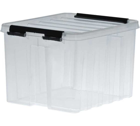 Изображение товара Ящик Rox Box сплошной Дигрус 500х390х390 мм, объем 50 л прозрачный RB50-П/Д