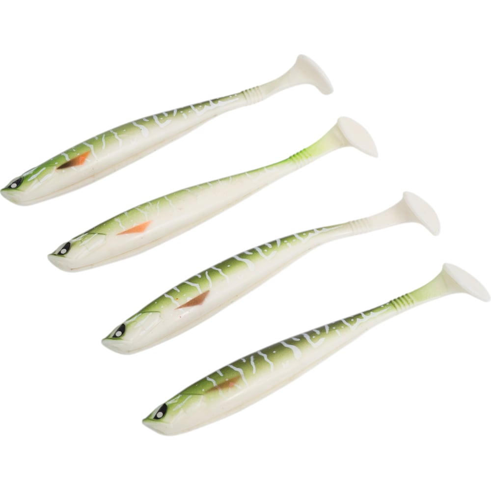 Изображение товара Виброхвосты LUCKY JOHN LJ 3D Series BASARA SOFT SWIM 5.0in, креветка, 4 шт.