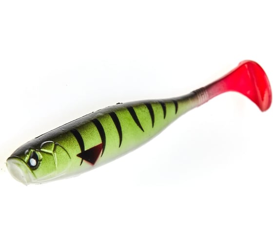 Изображение товара Виброхвосты LUCKY JOHN LJ 3D Series BASARA SOFT SWIM 3.5in, цвет PG10, 6шт. 140403-PG10