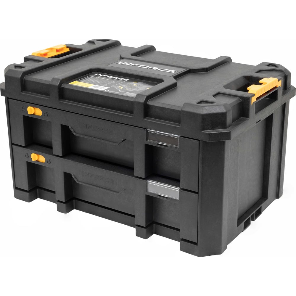 Изображение товара Профессиональный ящик Inforce с 2 отсеками для инструмента и мелких деталей