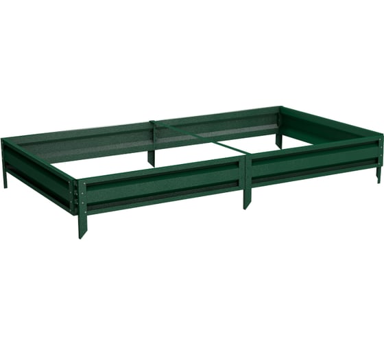 Изображение товара Готовая грядка Delta-Park GL 1x2 м, зеленая 30010_GL12Gr