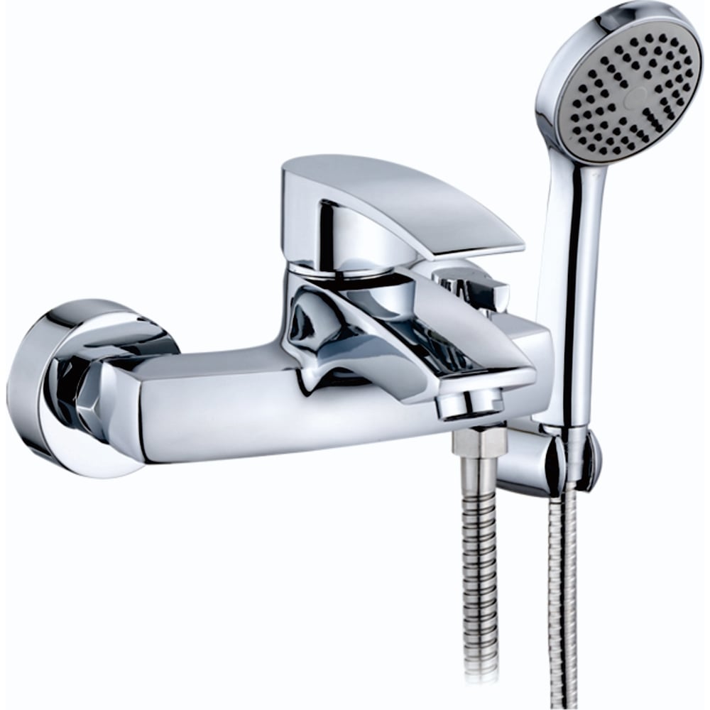 Изображение товара Смеситель для ванны и душа D-Lin с коротким изливом хром ну и стиль