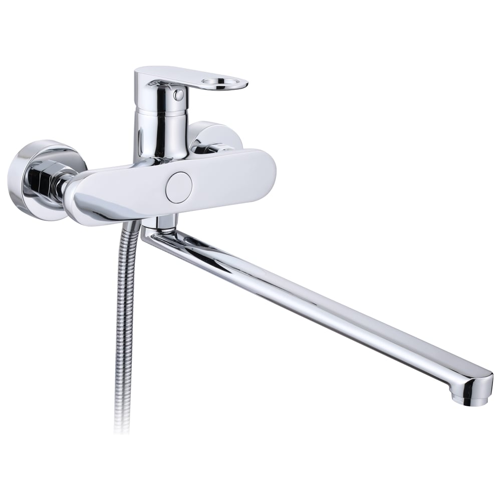 Изображение товара Смеситель для ванны с длинным изливом D-Lin хром D147377