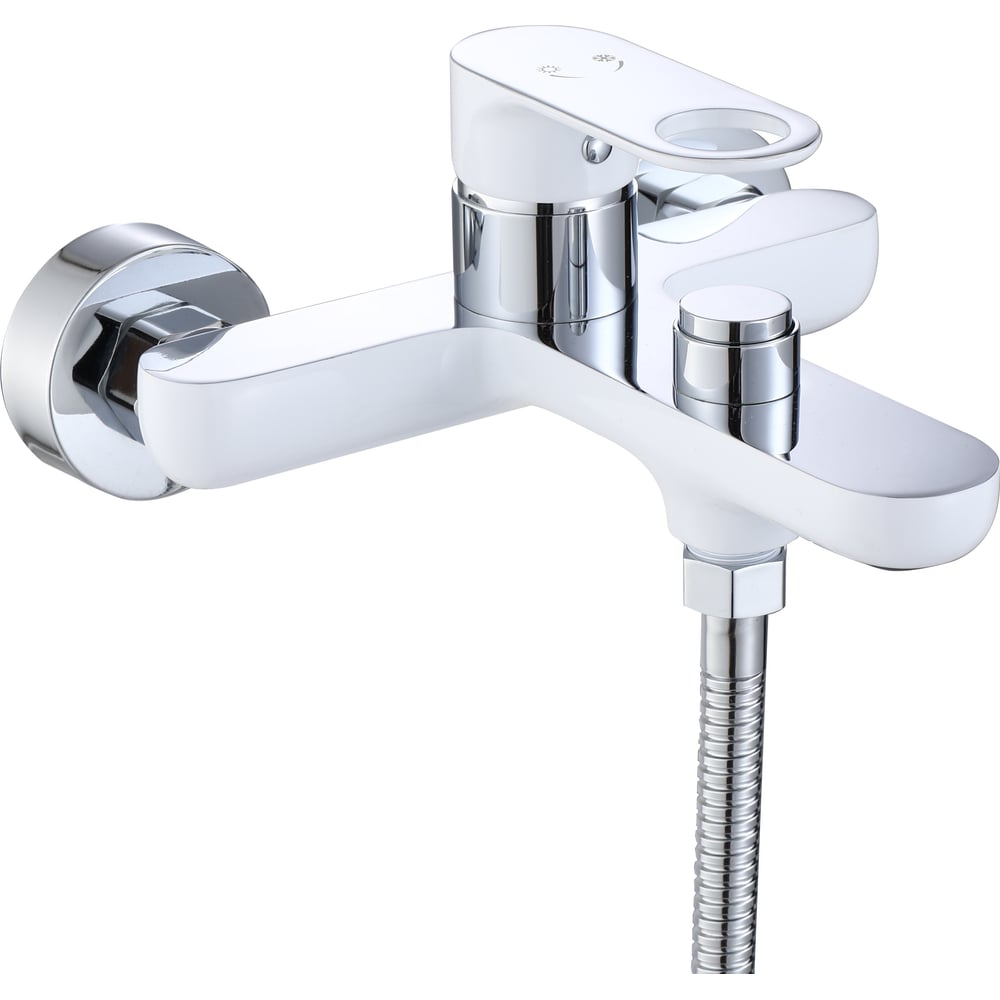 Изображение товара Смеситель для ванны D-Lin хром/белый D130377-C