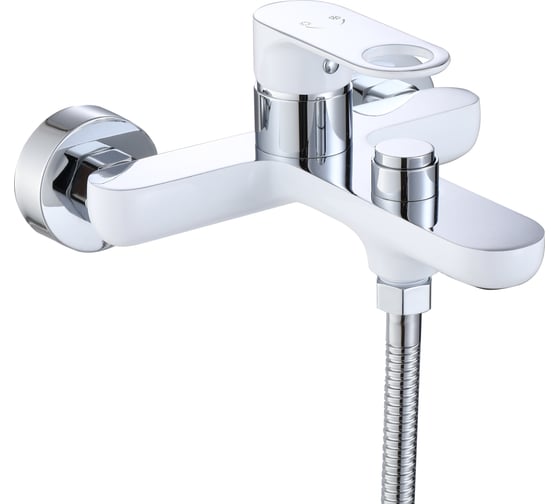 Изображение товара Смеситель для ванны D-Lin хром/белый D130377-C