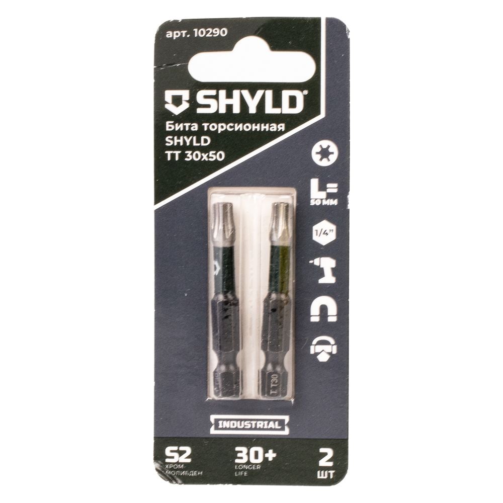 Изображение товара Торсионная бита SHYLD Torx Tamper 30x50 2 шт. для шуруповерта