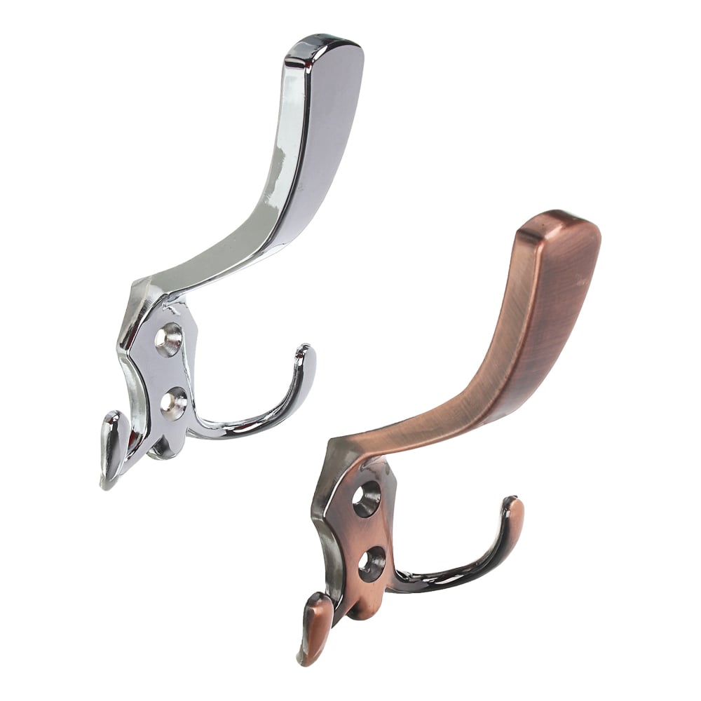 Изображение товара Крючок ЕРМАК 1037 CP из металла в цветах хром и медь