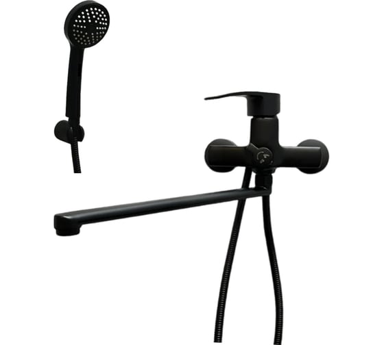 Изображение товара Смеситель для ванны D-Lin черный D147365-A