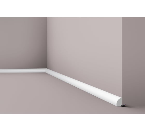 Изображение товара Плинтус напольный WALLSTYL (2000х19х12 мм; белый) NMC FL6