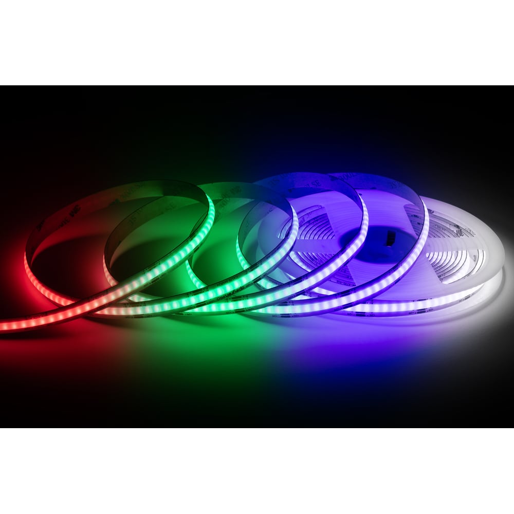 Изображение товара Светодиодная лента Apeyron 24В RGBW, 5м, 19Вт/м, IP20, 4000К