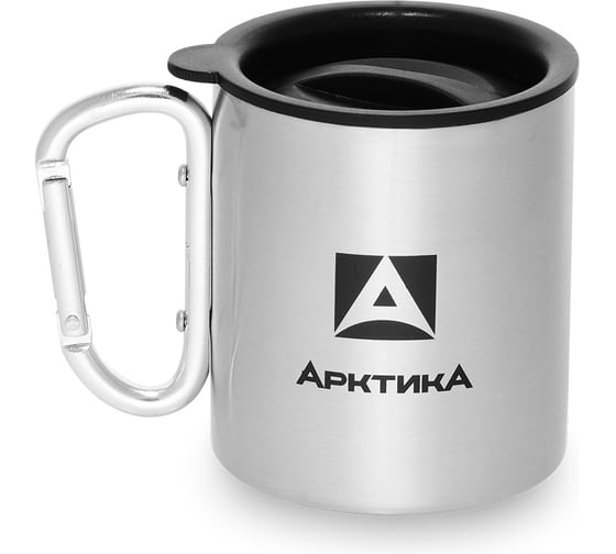 Изображение товара Термокружка невакуумная Арктика 0.35 л, с карабином 801-350К