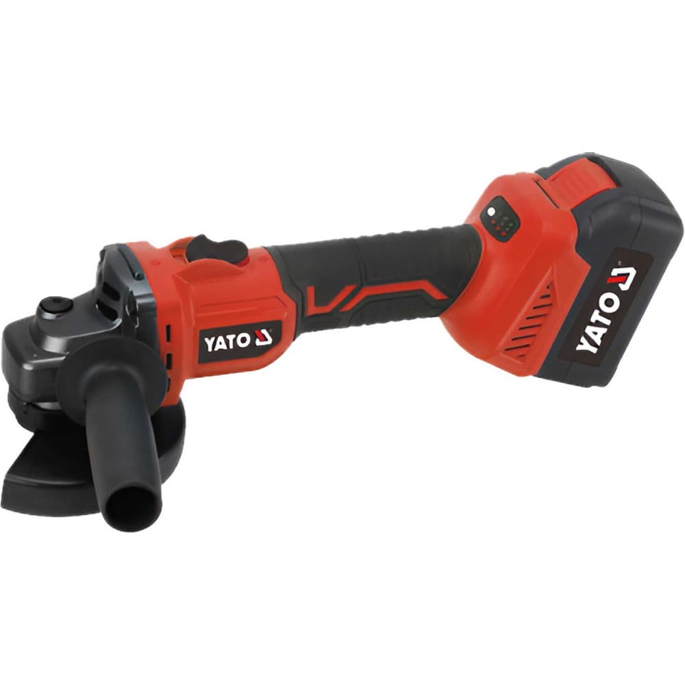 Изображение товара Бесщеточная углошлифовальная машина YATO 18В YT-8282995 надежный инструмент для шлифовки и резки