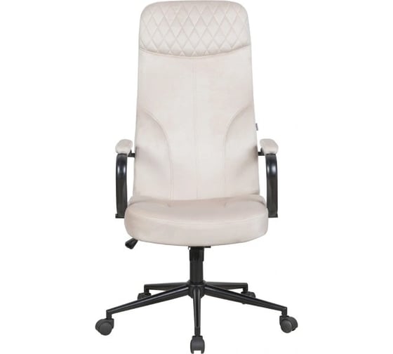 Изображение товара Офисное поворотное кресло KSG Kingstyle FK-7 Unity Velvet Black бежевый KS-000793