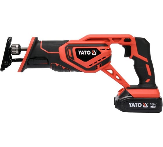 Изображение товара Аккумуляторная сабельная пила YATO 18 В + 1 аккумулятор YT-82814 370082814 092 1