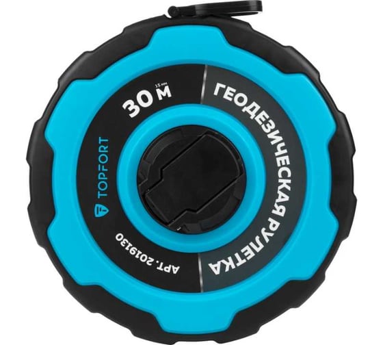 Изображение товара Рулетка TOPFORT MASTER 30мх12,5мм, пластиковый корпус, металл 2019130
