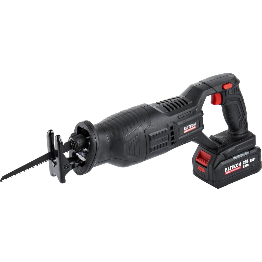 Изображение товара Аккумуляторная сабельная пила Elitech SSC 2028BL профессиональная
