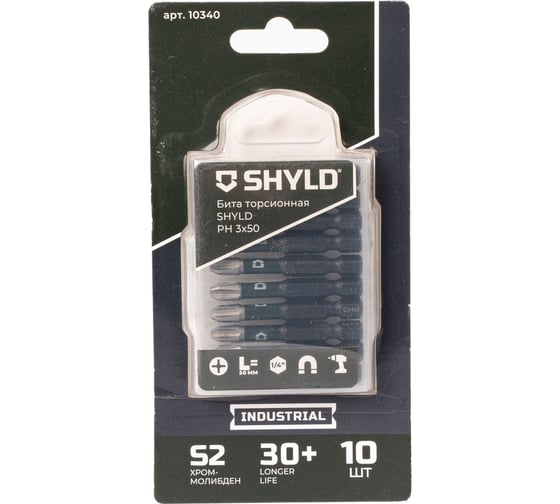 Изображение товара Торсионная бита SHYLD PH3x50 (10шт.) 6691373