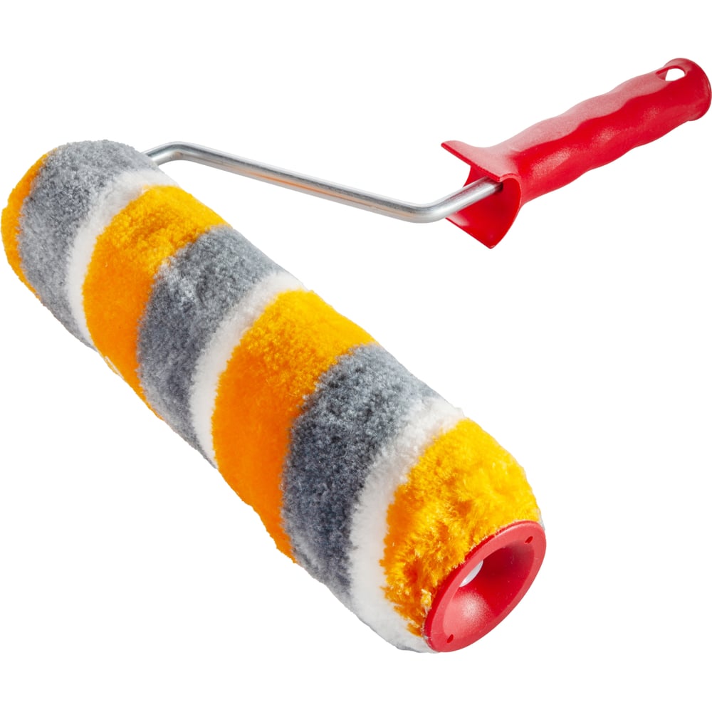 Изображение товара Валик Политех Премиум Quality 8x48x240 мм, желтый, белый, серый 1533724