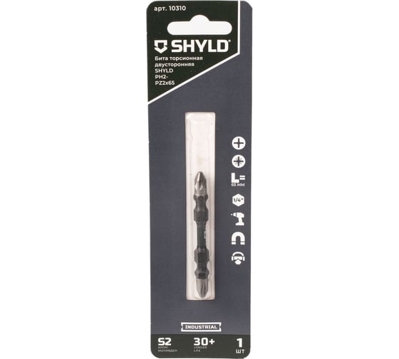 Изображение товара Торсионная бита SHYLD PH2-PZ2 двусторонняя х65 6691370