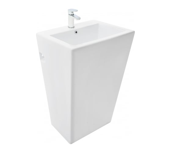 Изображение товара Напольная раковина WeltWasser WW GELBACH белый глянец, 460х340х850 007S GL-WT 10000005488