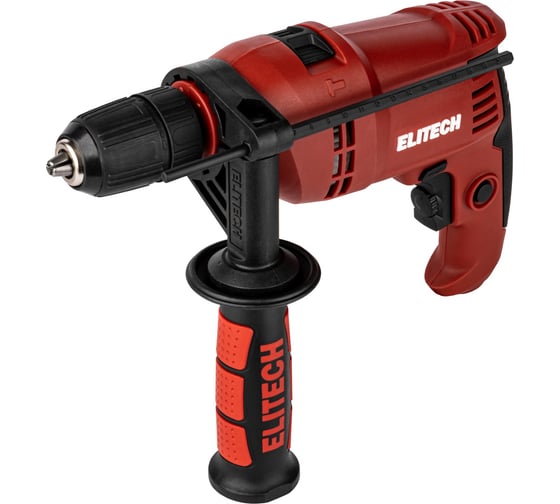Изображение товара Дрель ударная Elitech ДУ 0813РЭ (800Вт, БЗП, 13мм, чемодан) 204499