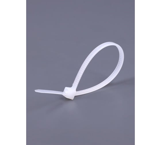 Изображение товара Стяжка нейлоновая (хомут нейлон) REDMARK 100x2,5мм, белая 100 шт. RM470001