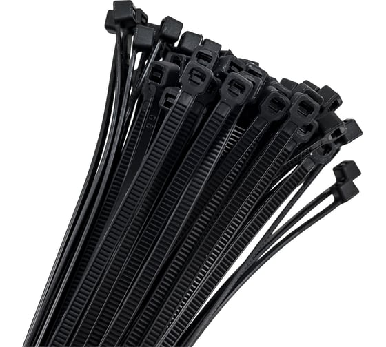 Изображение товара Стяжка нейлоновая (хомут нейлон) REDMARK 300x3,6мм, черная 100 шт. RM471016