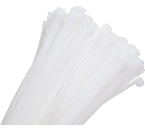 Изображение товара Стяжка нейлоновая (хомут нейлон) REDMARK 350x4,8мм, белая 100 шт. RM470011