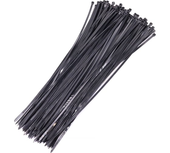 Изображение товара Стяжка нейлоновая (хомут нейлон) REDMARK 400x4,8мм, черная 100 шт. RM471022