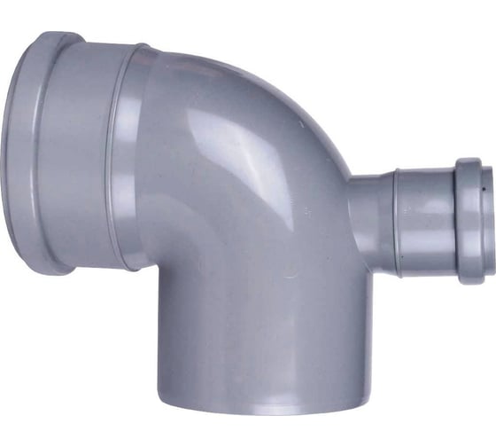 Изображение товара Отвод внутренней канализации TEBO ПНД 110х87,5° с выходом 50 тыл 013021303