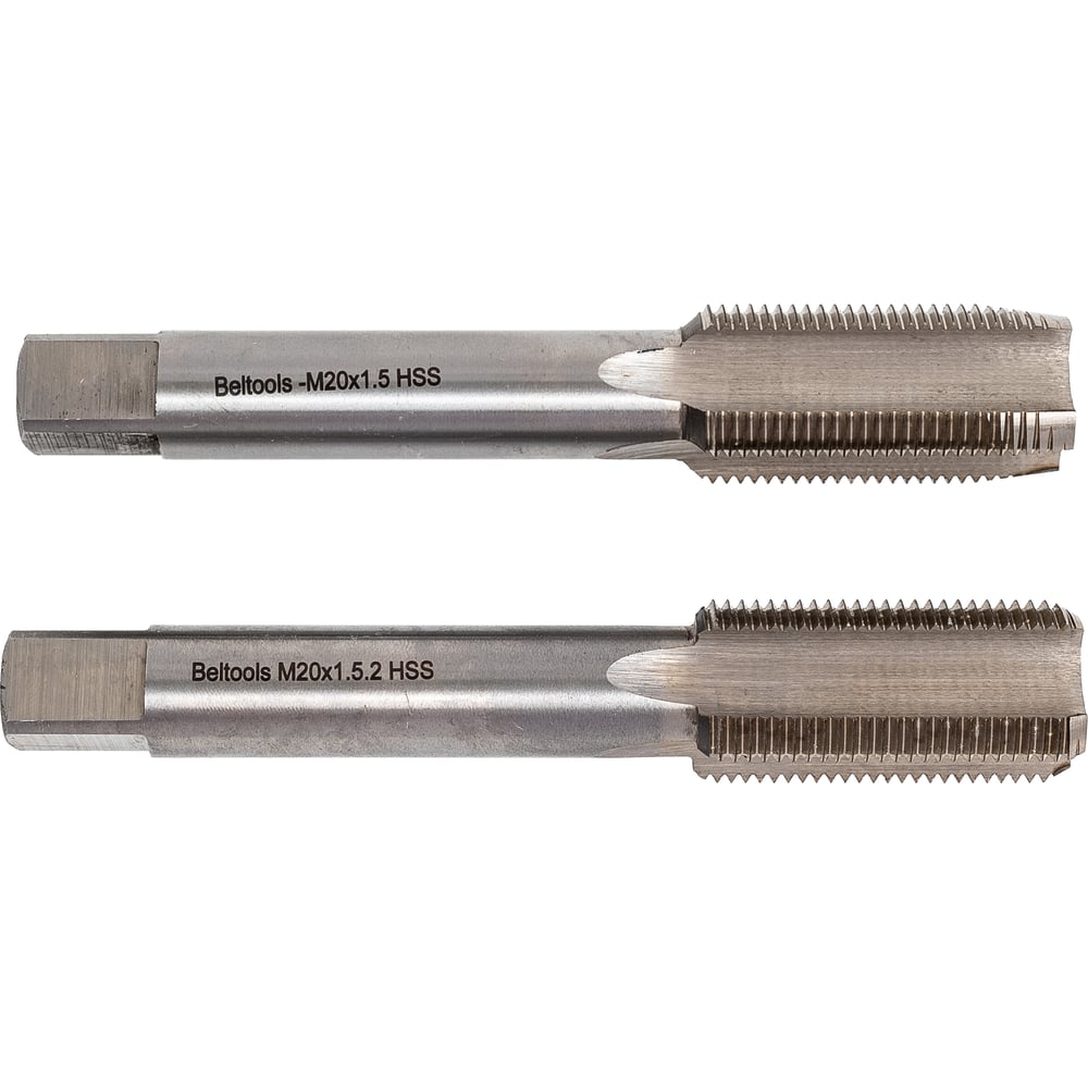 Изображение товара Метчик Beltools М20х1,5 машинно-ручной комплект 2 шт HSS ГОСТ