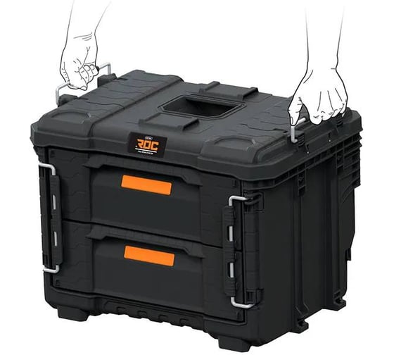 Изображение товара Ящик для инструментов Keter ROC PRO 2 DRAWERS 259841