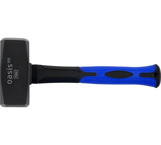 Изображение товара Кувалда OASIS Pro с обрезиненной фибергласовой рукояткой, 1500 г 103010801017