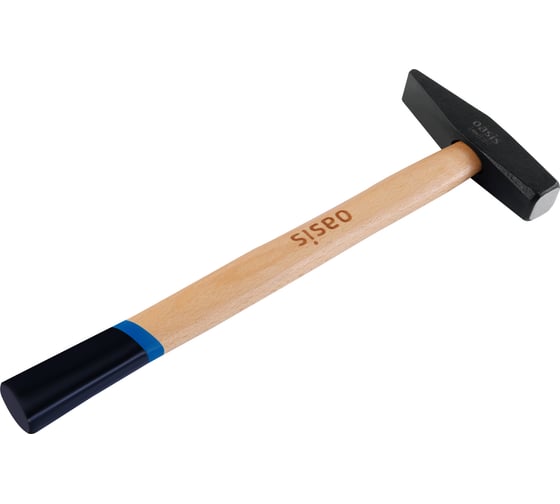 Изображение товара Слесарный молоток OASIS с деревянной (окрашенной) рукояткой 300 г 103010603012