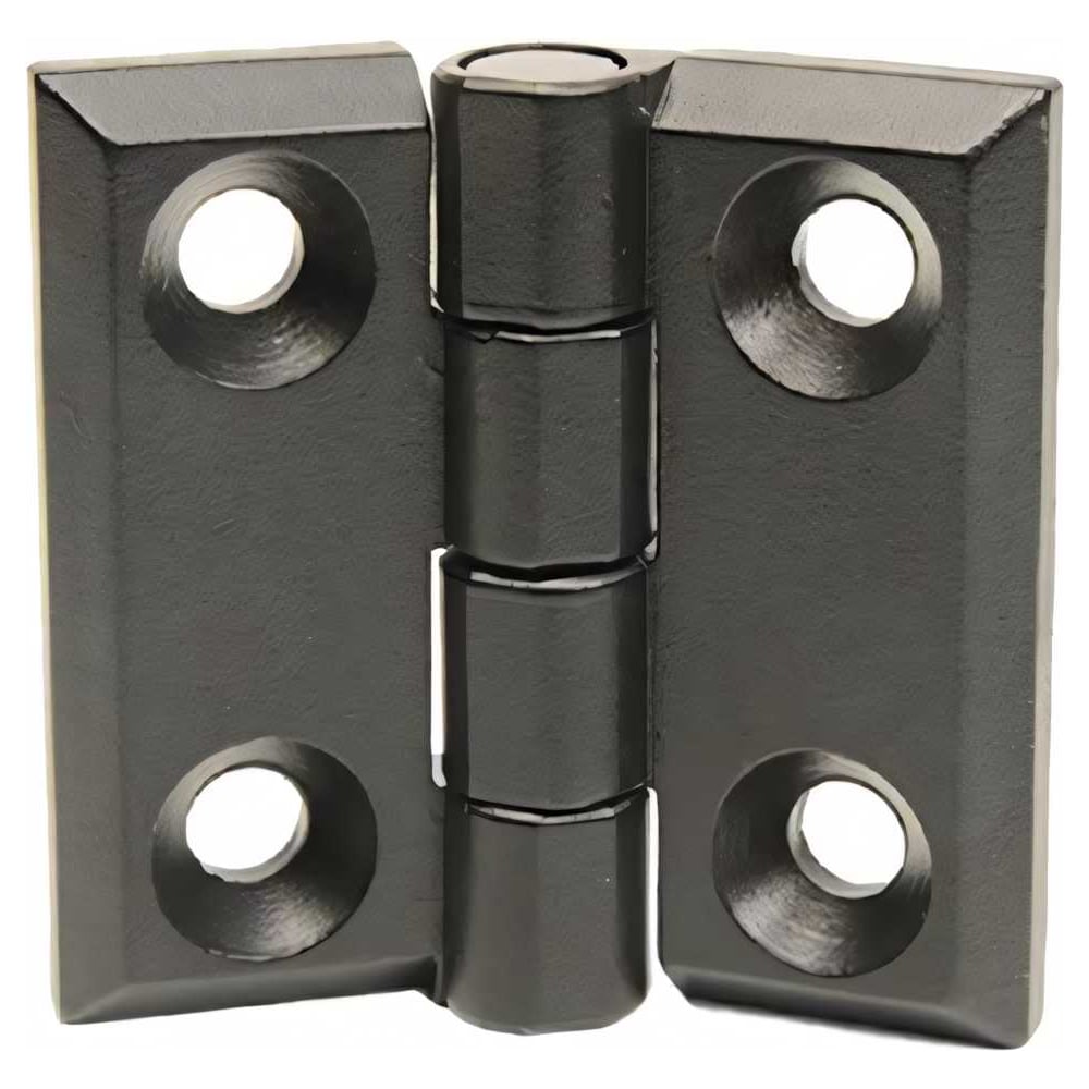 Изображение товара Набор шарнирных накладных петель EMES универсальный Арт PM75X65.4 4 шт черный