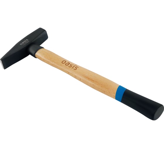 Изображение товара Слесарный молоток OASIS с деревянной рукояткой и защитным кожухом 500 г 103010603020