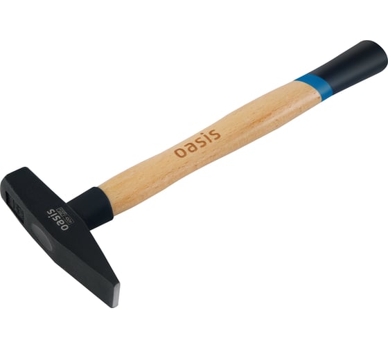 Изображение товара Слесарный молоток OASIS с деревянной рукояткой и защитным кожухом 400 г 103010603019