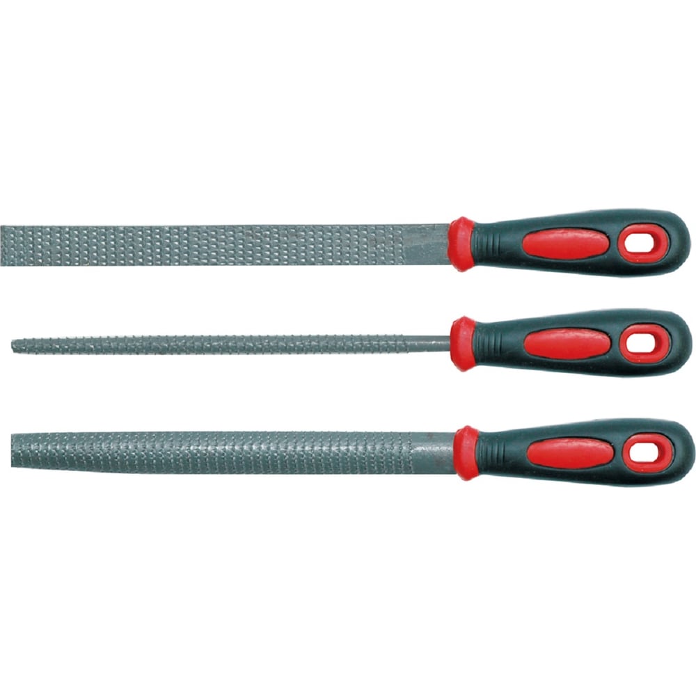 Изображение товара Набор рашпилей VOREL 3 шт - профессиональные инструменты для работы по дереву