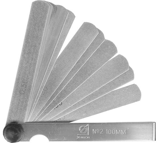 Изображение товара Набор щупов Эталон N2 100мм 0.02-0.5 786371