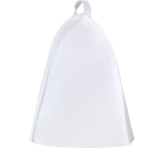 Изображение товара Шапка банная ГлавБаня Эконом, войлок белый, синтетический Б04013