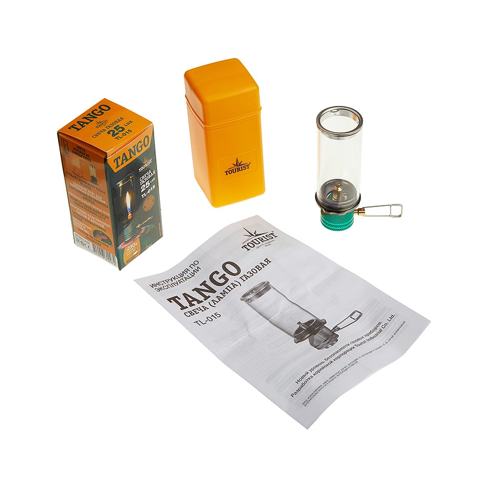 Изображение товара Газовая свеча TOURIST TANGO TL-015 с регулируемой яркостью компактная для кемпинга и дома